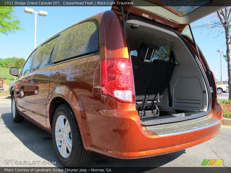 Copperhead Pearl / Black/Light Graystone 2012 Dodge Grand Caravan SXT