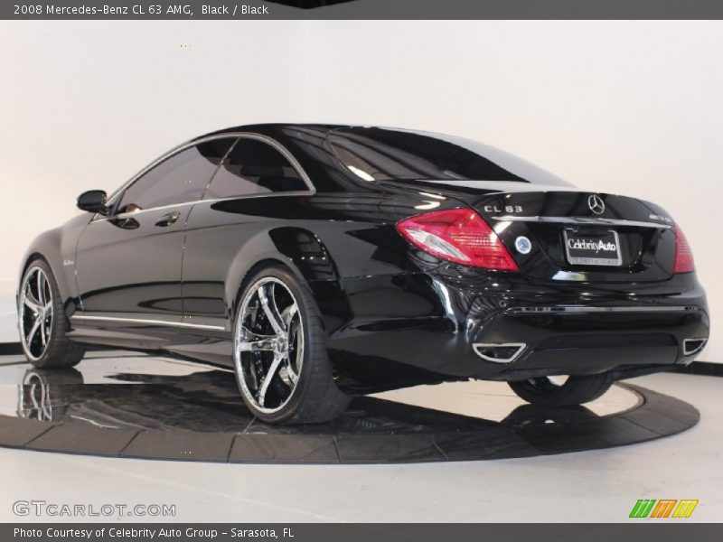 Black / Black 2008 Mercedes-Benz CL 63 AMG