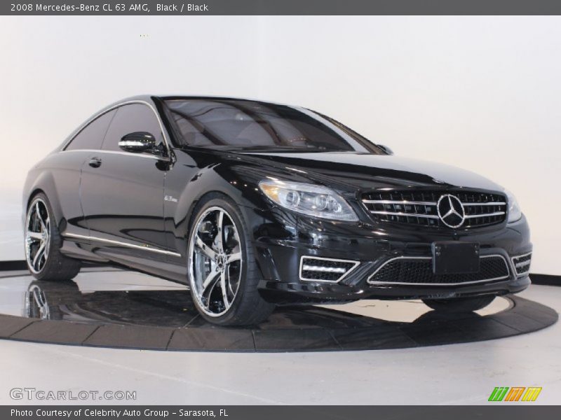 Black / Black 2008 Mercedes-Benz CL 63 AMG