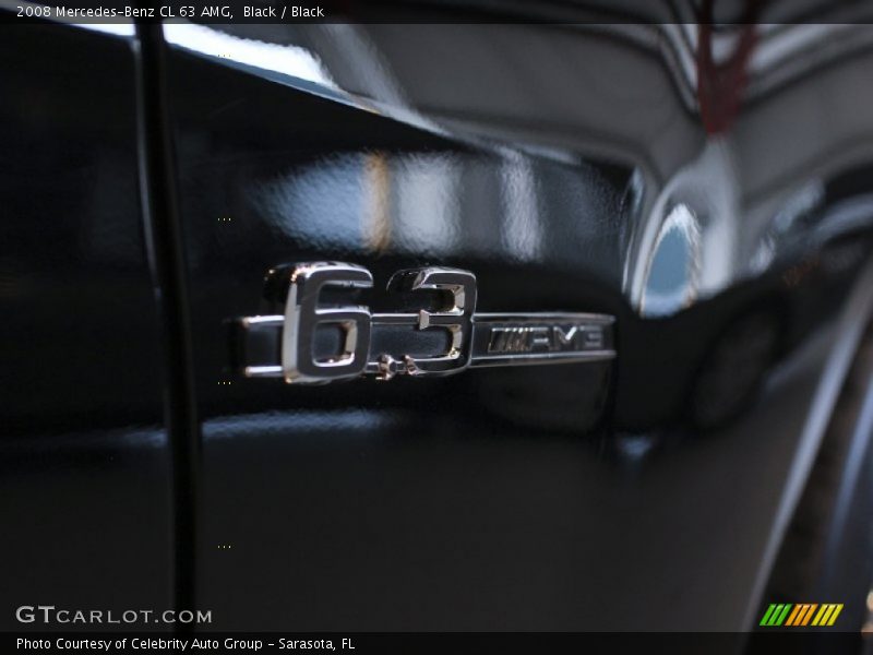 Black / Black 2008 Mercedes-Benz CL 63 AMG