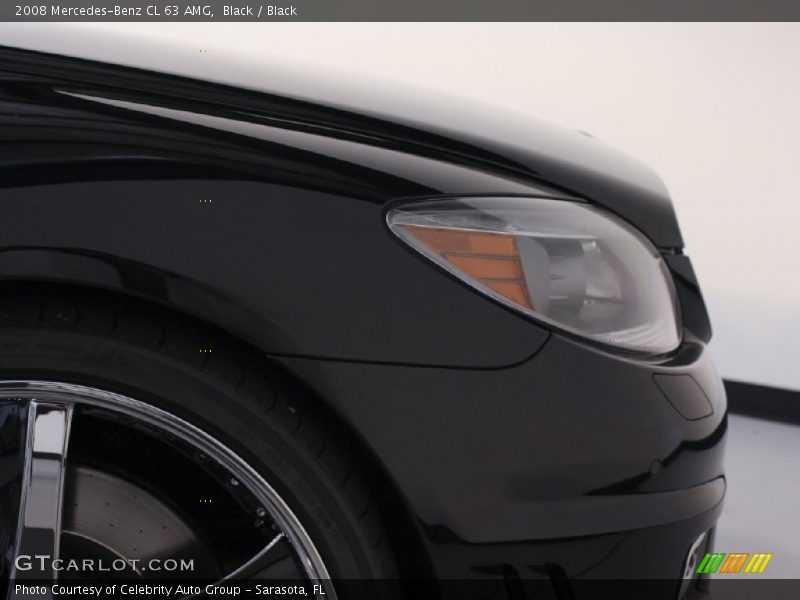 Black / Black 2008 Mercedes-Benz CL 63 AMG