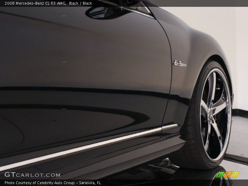 Black / Black 2008 Mercedes-Benz CL 63 AMG