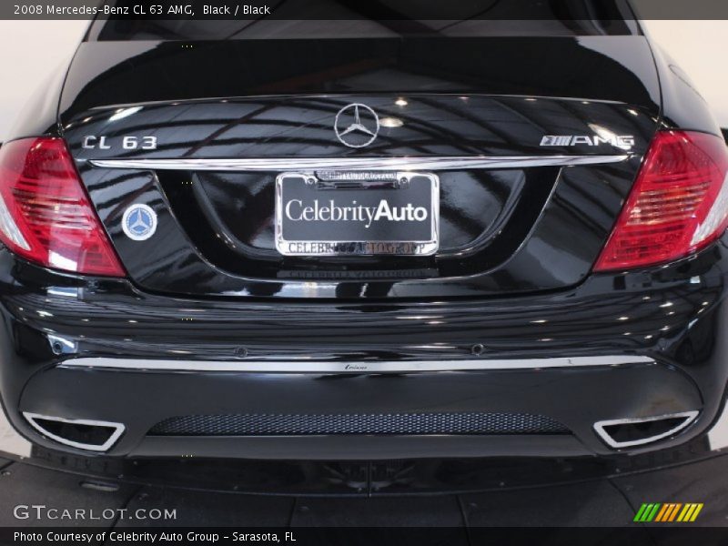 Black / Black 2008 Mercedes-Benz CL 63 AMG