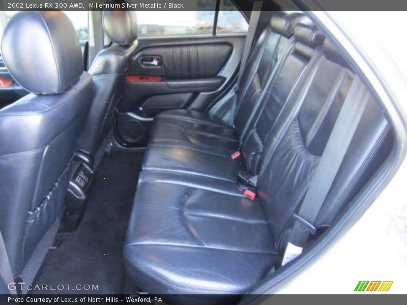 Millennium Silver Metallic / Black 2002 Lexus RX 300 AWD