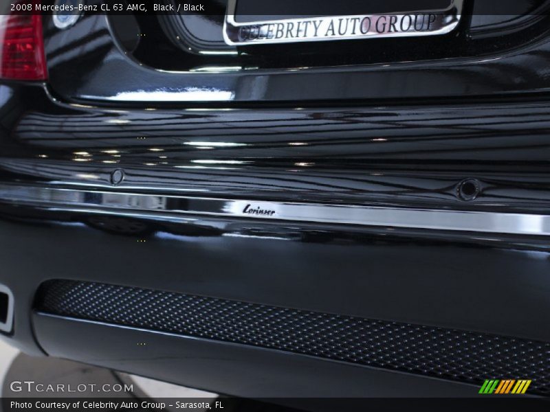 Black / Black 2008 Mercedes-Benz CL 63 AMG
