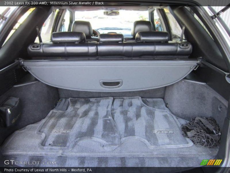 Millennium Silver Metallic / Black 2002 Lexus RX 300 AWD