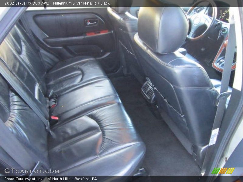 Millennium Silver Metallic / Black 2002 Lexus RX 300 AWD