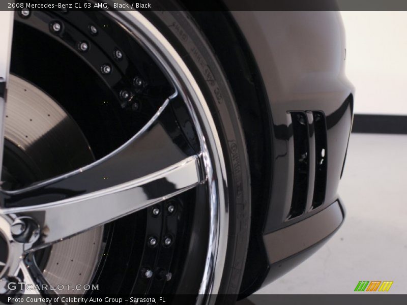 Black / Black 2008 Mercedes-Benz CL 63 AMG