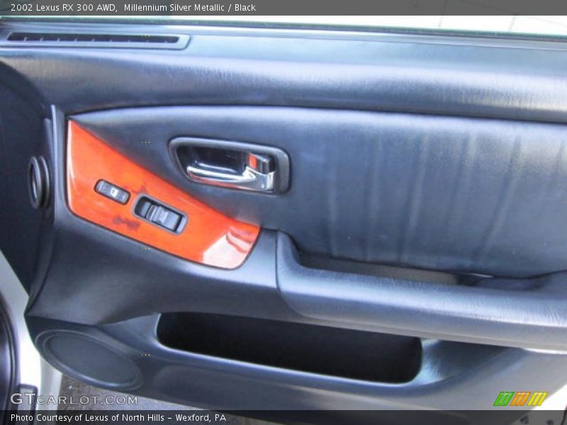 Millennium Silver Metallic / Black 2002 Lexus RX 300 AWD