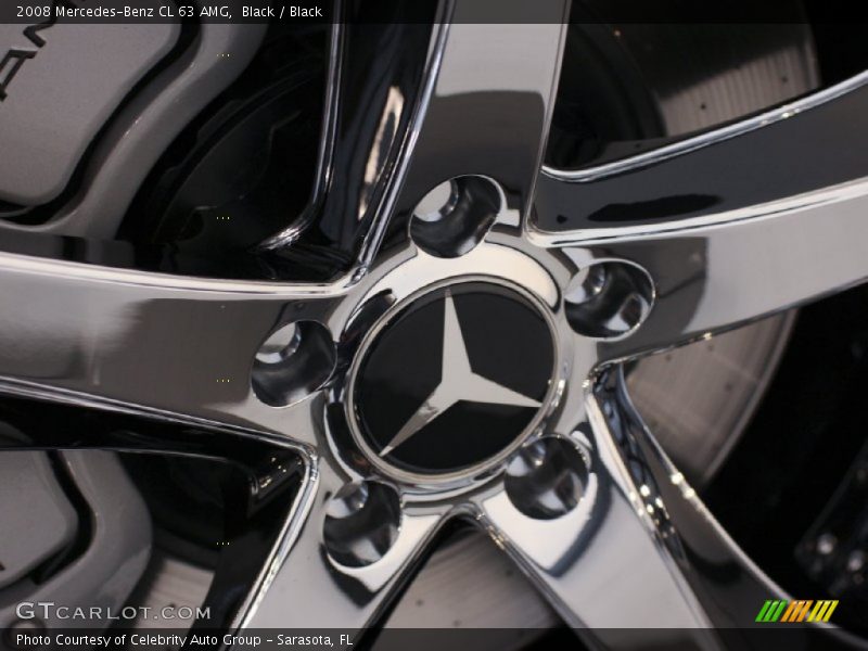 Black / Black 2008 Mercedes-Benz CL 63 AMG