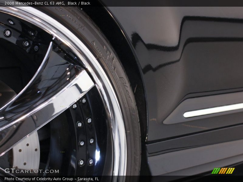 Black / Black 2008 Mercedes-Benz CL 63 AMG