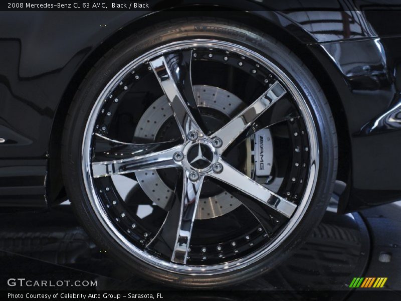 Black / Black 2008 Mercedes-Benz CL 63 AMG