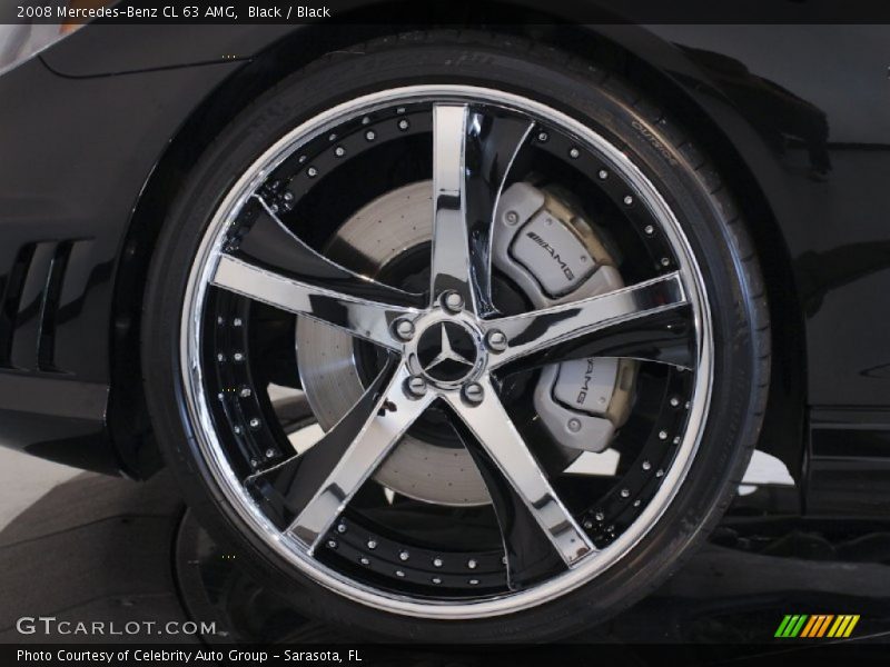 Black / Black 2008 Mercedes-Benz CL 63 AMG