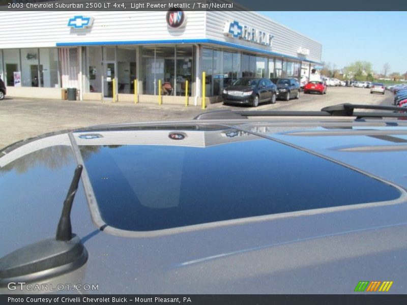 Light Pewter Metallic / Tan/Neutral 2003 Chevrolet Suburban 2500 LT 4x4