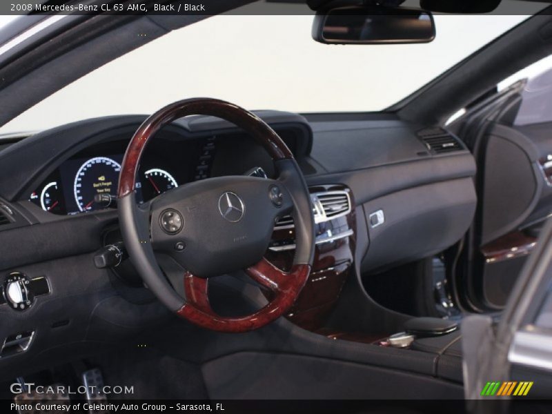 Black / Black 2008 Mercedes-Benz CL 63 AMG