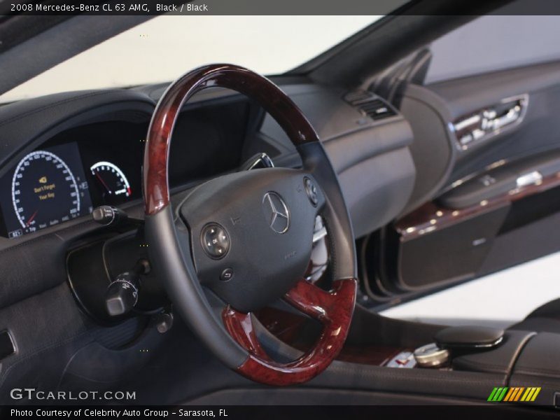 Black / Black 2008 Mercedes-Benz CL 63 AMG