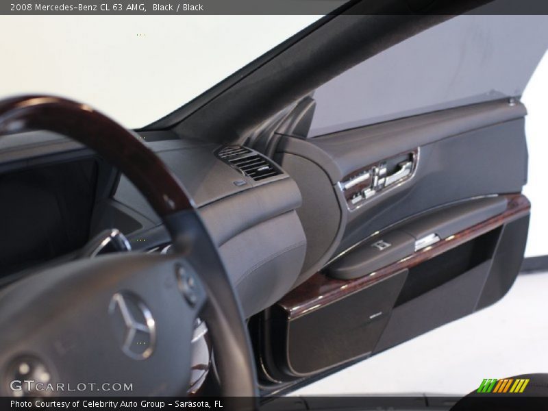 Black / Black 2008 Mercedes-Benz CL 63 AMG