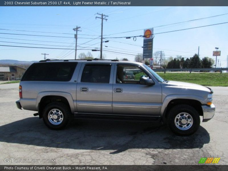 Light Pewter Metallic / Tan/Neutral 2003 Chevrolet Suburban 2500 LT 4x4