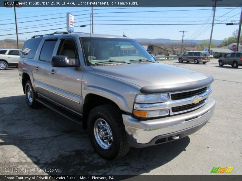 Light Pewter Metallic / Tan/Neutral 2003 Chevrolet Suburban 2500 LT 4x4