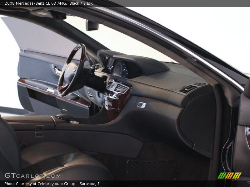Black / Black 2008 Mercedes-Benz CL 63 AMG