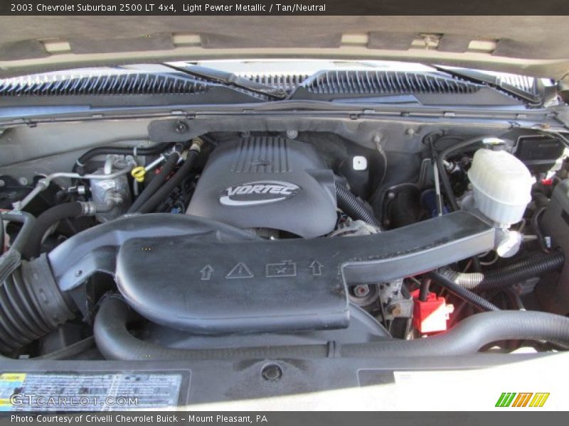  2003 Suburban 2500 LT 4x4 Engine - 6.0 Liter OHV 16-Valve Vortec V8