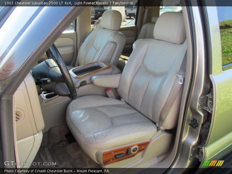Front Seat of 2003 Suburban 2500 LT 4x4