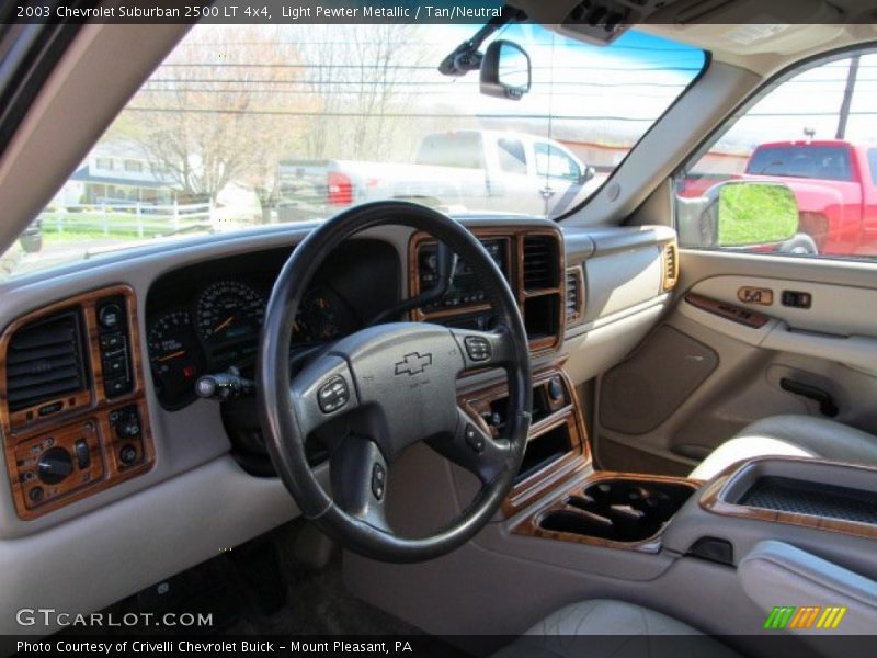 Light Pewter Metallic / Tan/Neutral 2003 Chevrolet Suburban 2500 LT 4x4