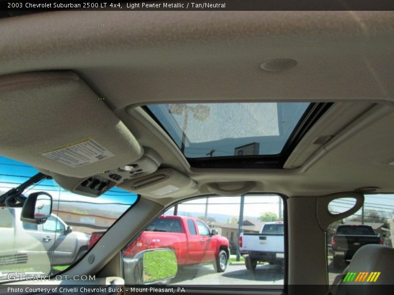 Light Pewter Metallic / Tan/Neutral 2003 Chevrolet Suburban 2500 LT 4x4
