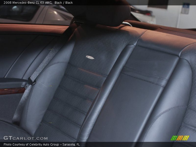 Black / Black 2008 Mercedes-Benz CL 63 AMG