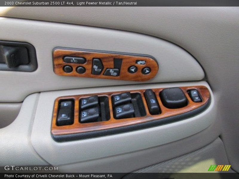 Light Pewter Metallic / Tan/Neutral 2003 Chevrolet Suburban 2500 LT 4x4