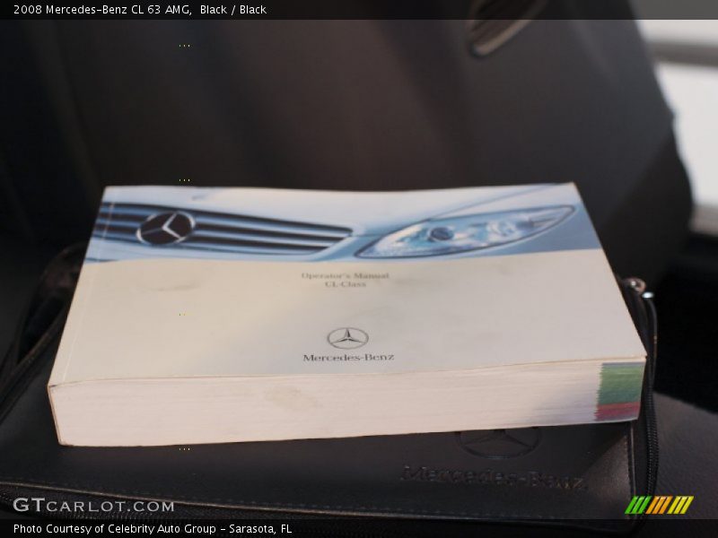 Black / Black 2008 Mercedes-Benz CL 63 AMG