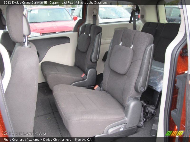 Copperhead Pearl / Black/Light Graystone 2012 Dodge Grand Caravan SE