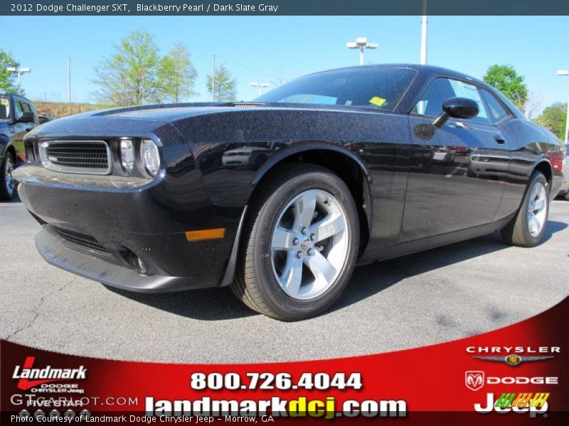 Blackberry Pearl / Dark Slate Gray 2012 Dodge Challenger SXT