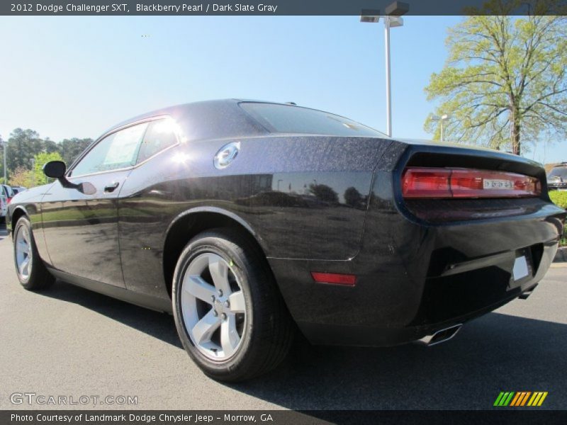 Blackberry Pearl / Dark Slate Gray 2012 Dodge Challenger SXT