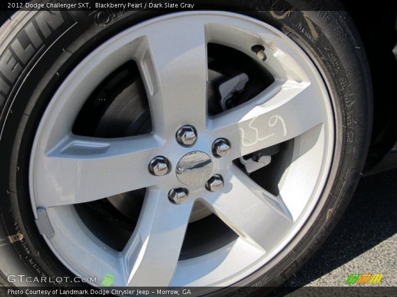 Blackberry Pearl / Dark Slate Gray 2012 Dodge Challenger SXT