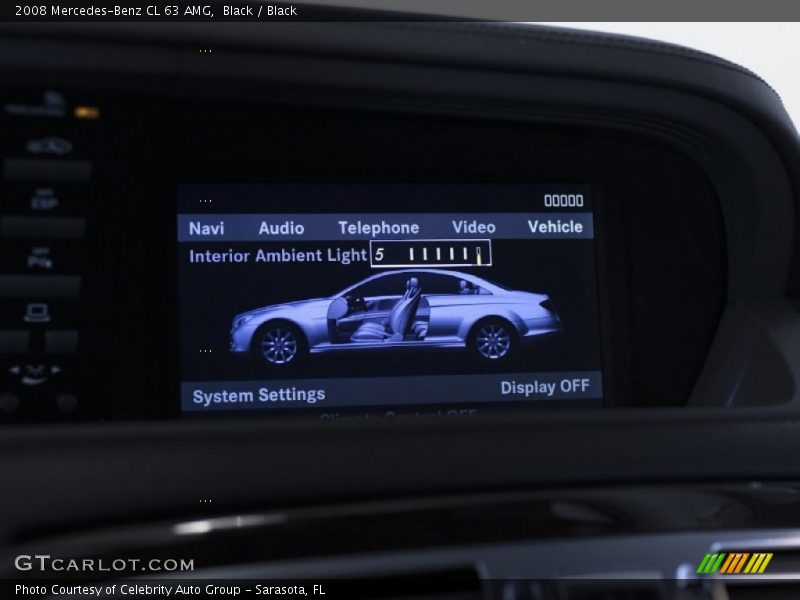 Black / Black 2008 Mercedes-Benz CL 63 AMG