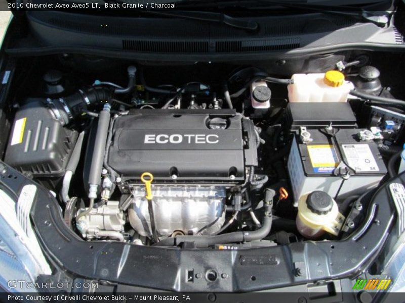  2010 Aveo Aveo5 LT Engine - 1.6 Liter DOHC 16-Valve VVT Ecotech 4 Cylinder
