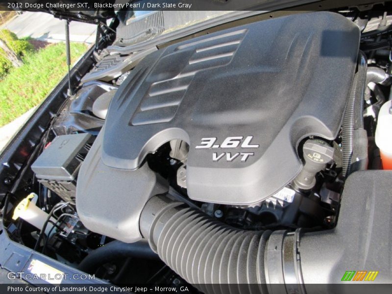 Blackberry Pearl / Dark Slate Gray 2012 Dodge Challenger SXT