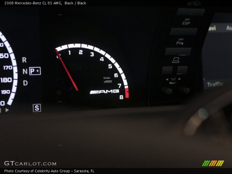 Black / Black 2008 Mercedes-Benz CL 63 AMG