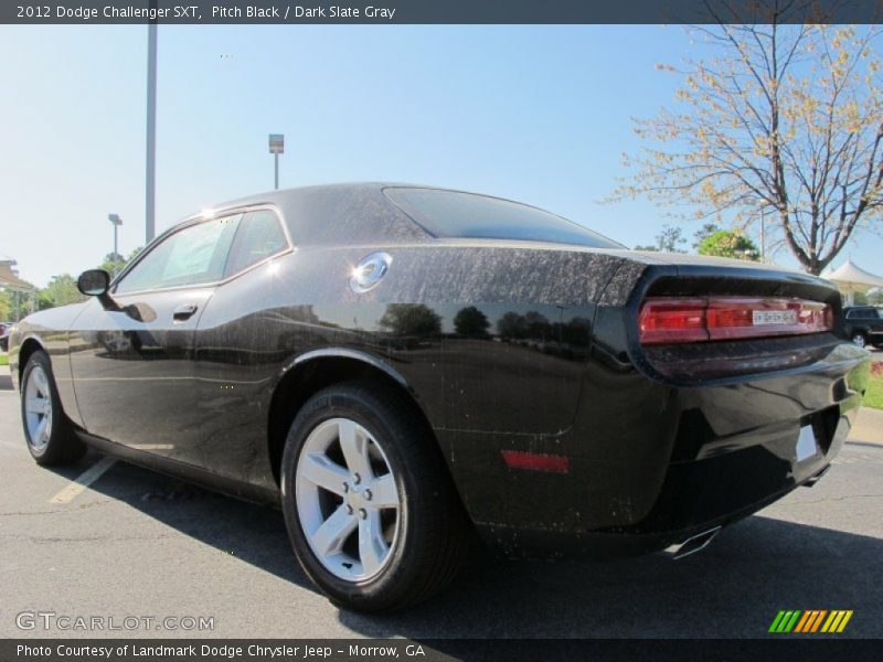 Pitch Black / Dark Slate Gray 2012 Dodge Challenger SXT