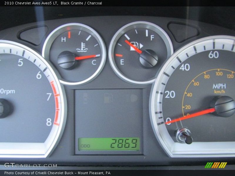 Black Granite / Charcoal 2010 Chevrolet Aveo Aveo5 LT