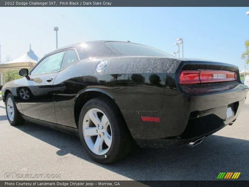 Pitch Black / Dark Slate Gray 2012 Dodge Challenger SXT