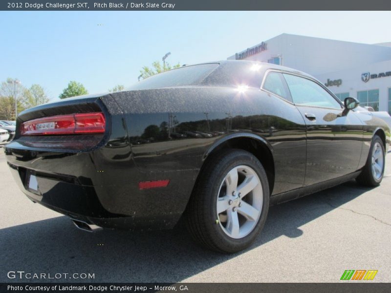 Pitch Black / Dark Slate Gray 2012 Dodge Challenger SXT