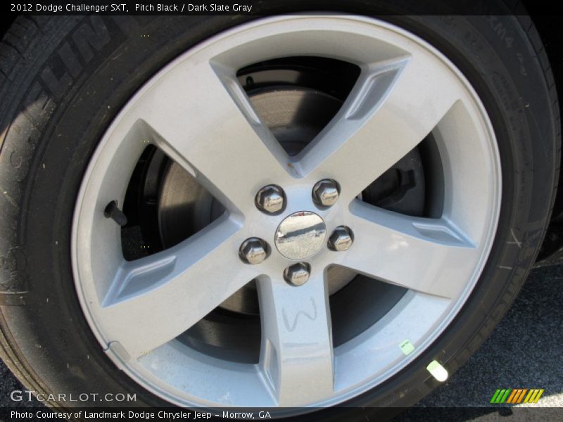 Pitch Black / Dark Slate Gray 2012 Dodge Challenger SXT