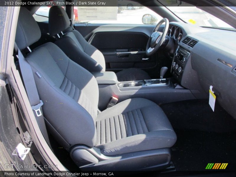 Pitch Black / Dark Slate Gray 2012 Dodge Challenger SXT