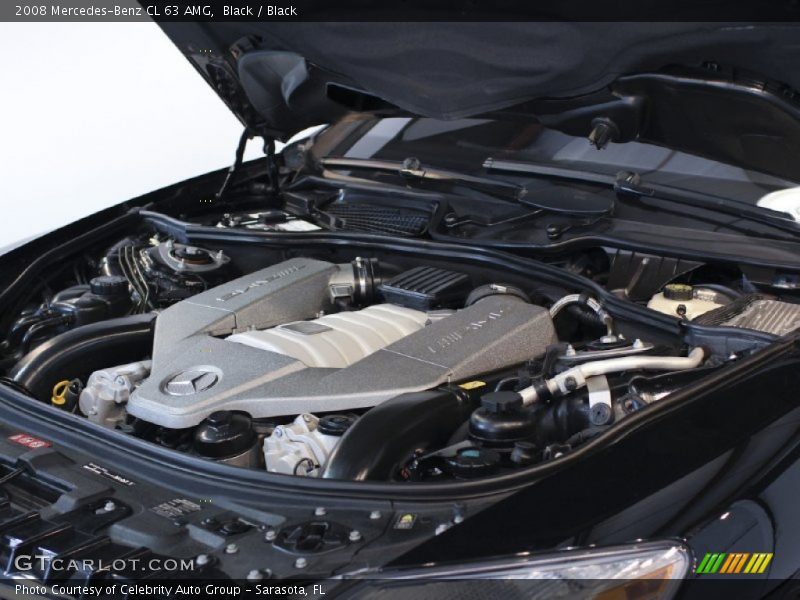 Black / Black 2008 Mercedes-Benz CL 63 AMG