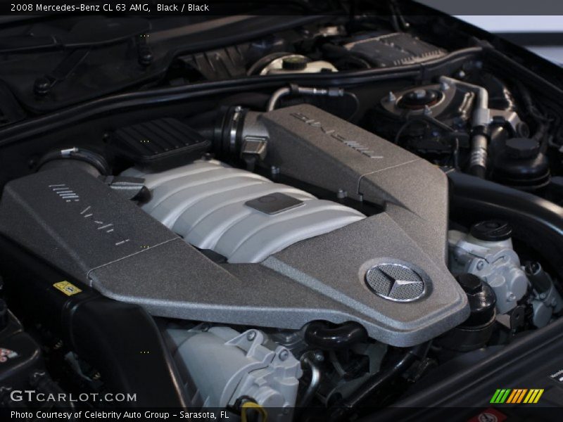 Black / Black 2008 Mercedes-Benz CL 63 AMG