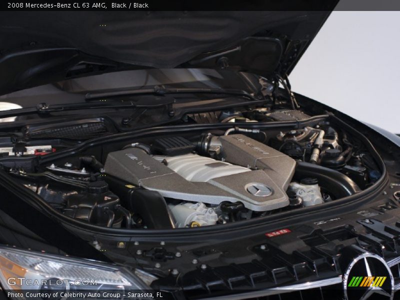 Black / Black 2008 Mercedes-Benz CL 63 AMG