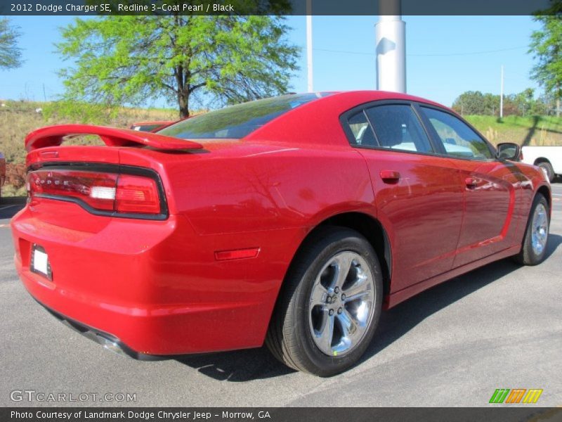 Redline 3-Coat Pearl / Black 2012 Dodge Charger SE