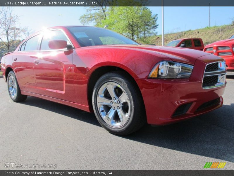 Redline 3-Coat Pearl / Black 2012 Dodge Charger SE